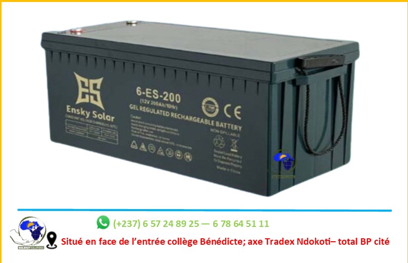 BATTERIE GEL 200Ah ESK
